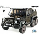 Daimex elektrické autíčko pro 2 děti šestikolový Mercedes Benz G63 4x4 lakované vínová – Zboží Dáma