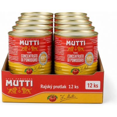 Mutti italský koncentrovaný rajský protlak 12 x 210 g – Hledejceny.cz