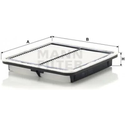 MANN FILTER Vzduchový filtr C 2201 – Hledejceny.cz