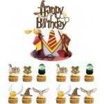 Zápich na dort Happy birthday, Harry potter 25ks - Cakesicq – Zboží Mobilmania