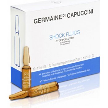 Germaine De Capuccini Options Shock Fluids Stop Pollution posilující fluid pro všechny typy pleti 10 x 1,5 ml