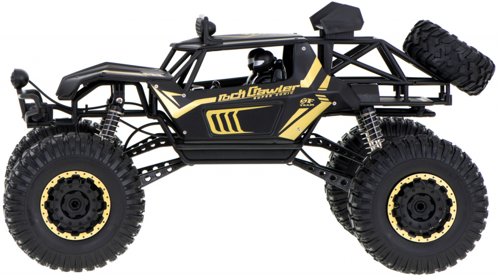 Double Eagle RC auto Rock Crawler 4x4 s kovovými díly 2.4GHz černá RTR 1:8