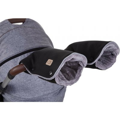 Little Angel Rukavice pár černé/šedé – Zboží Dáma