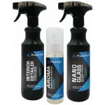 PrestiAgri Péče o interiér Interior Detailer 500 ml, Nano Glass 500 ml, Aroma Vinná kapka 120 ml – Sleviste.cz