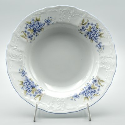 Thun BERNADOTTE pomněnky Porcelánový Talíř hluboký 23 cm – Zboží Dáma