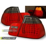 Tuning-Tec Zadní čirá LED světla BMW 3 E46 (1997 - 2001) - červené kouřové – Zboží Mobilmania