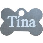 Trixie známka pro psa kost s rytím – Zboží Mobilmania