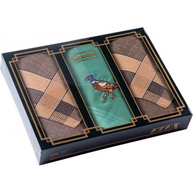 Dárková sada pánských kapesníků BAŽANT 3 ks – Zboží Dáma