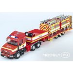 Seva Monti System 1460 Scania přepravník pokovená verze Hasičský záchranný sbor ČR 1:48 – Zboží Živě