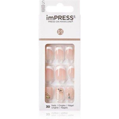 KISS imPRESS Short umělé nehty samolepicí My Worth 30 ks – Sleviste.cz