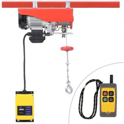 Elektrický kladkostroj s dálkovým ovladačem 1000 W 300/600 kg – Hledejceny.cz