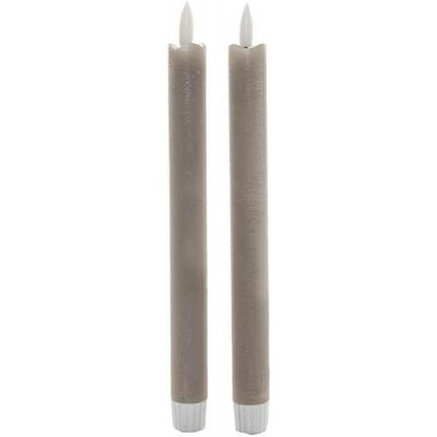 NIPEKO Svíce 23cm šedá LED 2ks/bal – Hledejceny.cz