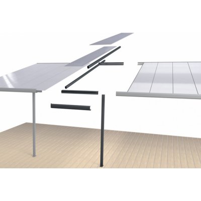 Gutta Original prodloužení k hliníkové pergole 1,2 x 3,06 m bilá – Zboží Dáma