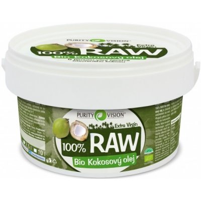 Purity Vision Raw Kokosový olej Bio 2,5 l – Hledejceny.cz