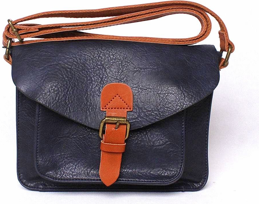 Flora & Co malá /střední tmavěmodrá crossbody kabelka H6788