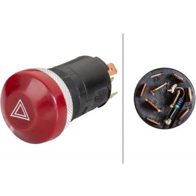 Vypínač výstražných blikačů HELLA 6HF 003 916-031 | Zboží Auto
