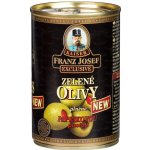 Franz Josef Kaiser zelené olivy plněné paprikovou pastou nepálivé 314 ml – Zboží Dáma