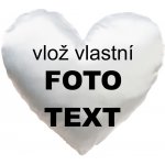 Impar Polštář z vlastních fotek srdce 36x36 – Sleviste.cz