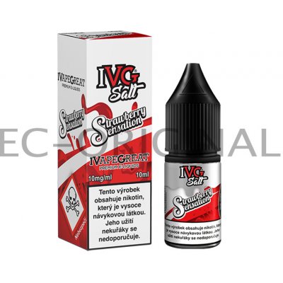 IVG Salt Strawberry Sensation 10 ml 20 mg