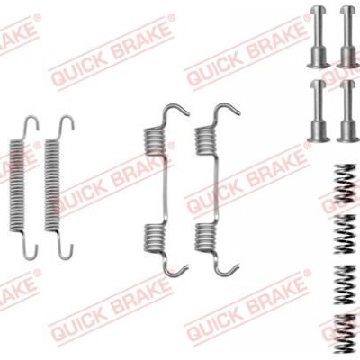 Sada příslušenství, parkovací brzdové čelisti QUICK BRAKE 105-0801