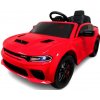 Dětské elektrické vozítko Dodge SRT eletrické autíčko s licencí 2x45W + měkké křeslo Eva kola červená