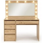 Halmar Toaletní stolek Hollywood XL Dub artisan – Hledejceny.cz