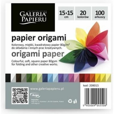 Papír na origami 15 x 15 cm mix barev 100 ks mix variant či barev – Zboží Dáma