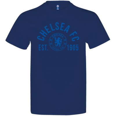 Fan shop tričko Chelsea FC Established navy – Sleviste.cz