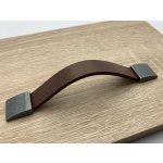 Gamet NIKOL hnědá kůže/ ocel patina 128 mm – Sleviste.cz