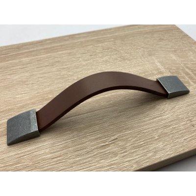 Gamet NIKOL hnědá kůže/ ocel patina 128 mm – Sleviste.cz