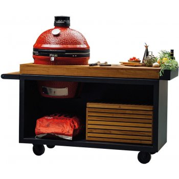 OFYR KAMADO TABLE BLACK PRO - Kamado Joe O-K-T-135-PRO-B-TW-BGE