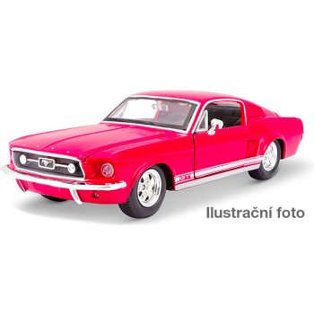 Maisto Ford Mustang GT 1967 červená 1:24