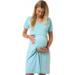 Diskrétní kojící košilka do porodnice 1C2347 modrá – Zboží Dáma