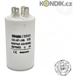 Motorový rozběhový kondenzátor 16uF 450V CBB60A
