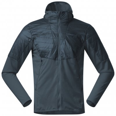 Bergans Senja Midlayer Hood Jkt Modrá – Zboží Mobilmania