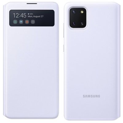 Samsung S View Wallet Cover Galaxy Note10 Lite bílá EF-EN770PWEGEU