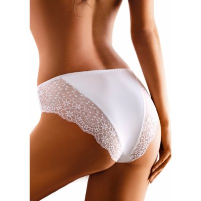 Babell Bavlněné kalhotky s krajkou pro ženy 048 bílé – Hledejceny.cz