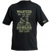 Rybářské tričko, svetr, mikina DOC Triko WANTED černé na ryby a běžné nošení