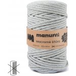 Manumi Macramé šňůra 5mm světle šedá - 1 ks – Hledejceny.cz