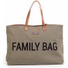 Taška na kočárek Childhome Cestovní taška Family Bag Canvas Khaki 55x40x18 cm