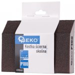 Brusná houba zkosená 125x90x25mm P100, Geko G78563 – Zboží Dáma
