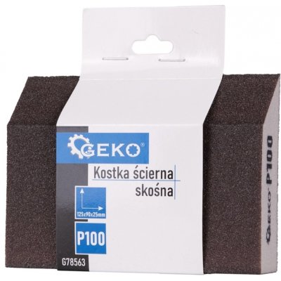 Brusná houba zkosená 125x90x25mm P100, Geko G78563 – Zboží Dáma