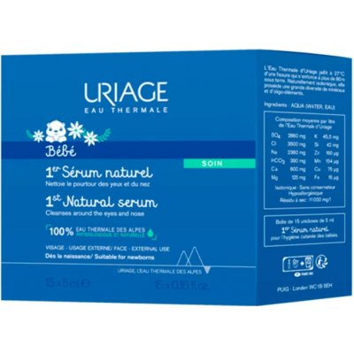 Uriage Bébé zklidňující emulze 1st Natural Serum 15 x 5 ml – Sleviste.cz