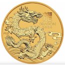 Perth Mint Zlatá mince Rok Draka Lunar III 2024 1/20 oz