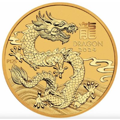 Perth Mint Zlatá mince Rok Draka Lunar III 2024 1/20 oz – Zboží Mobilmania