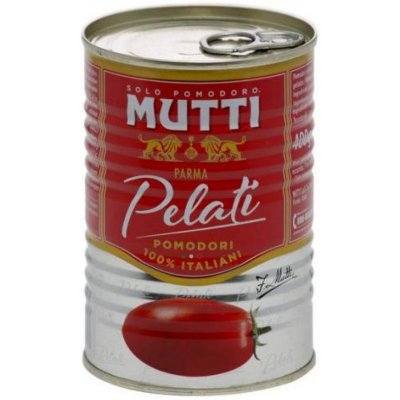 MUTTI Pelati celá masitá loupaná rajčata 400 g