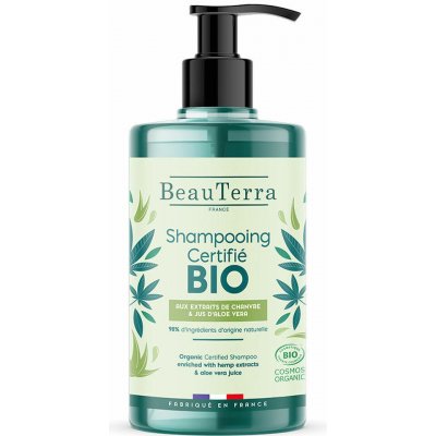 BeauTerra Šampon Aloe vera a konopí BIO 750 ml