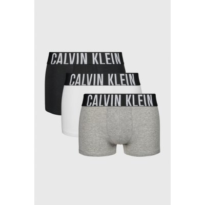Pánské boxerky Calvin Klein NB3074 3 PACK S Černá