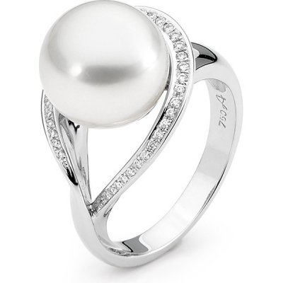 Olivie Stříbrný prsten Velká Perla5349 – Zboží Mobilmania