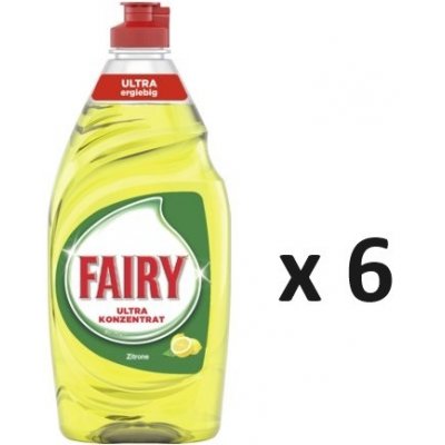 Fairy přípravek na nádobí Citrón 6 x 450 ml – Zboží Mobilmania